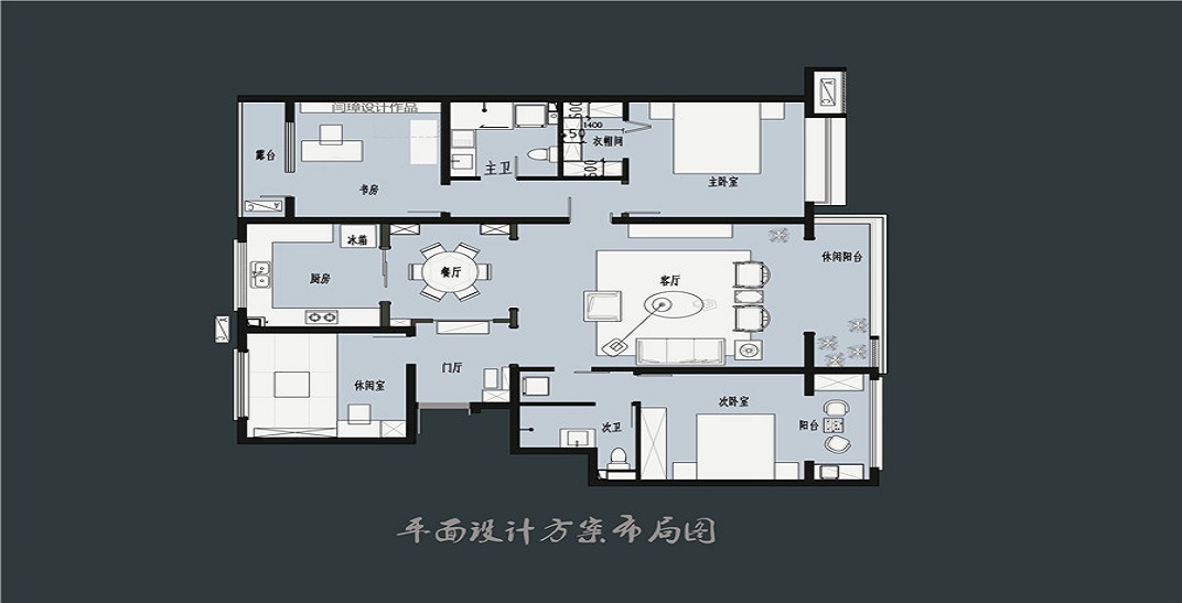 青竹雅苑170坪新中式風格，秦皇島裝修效果圖